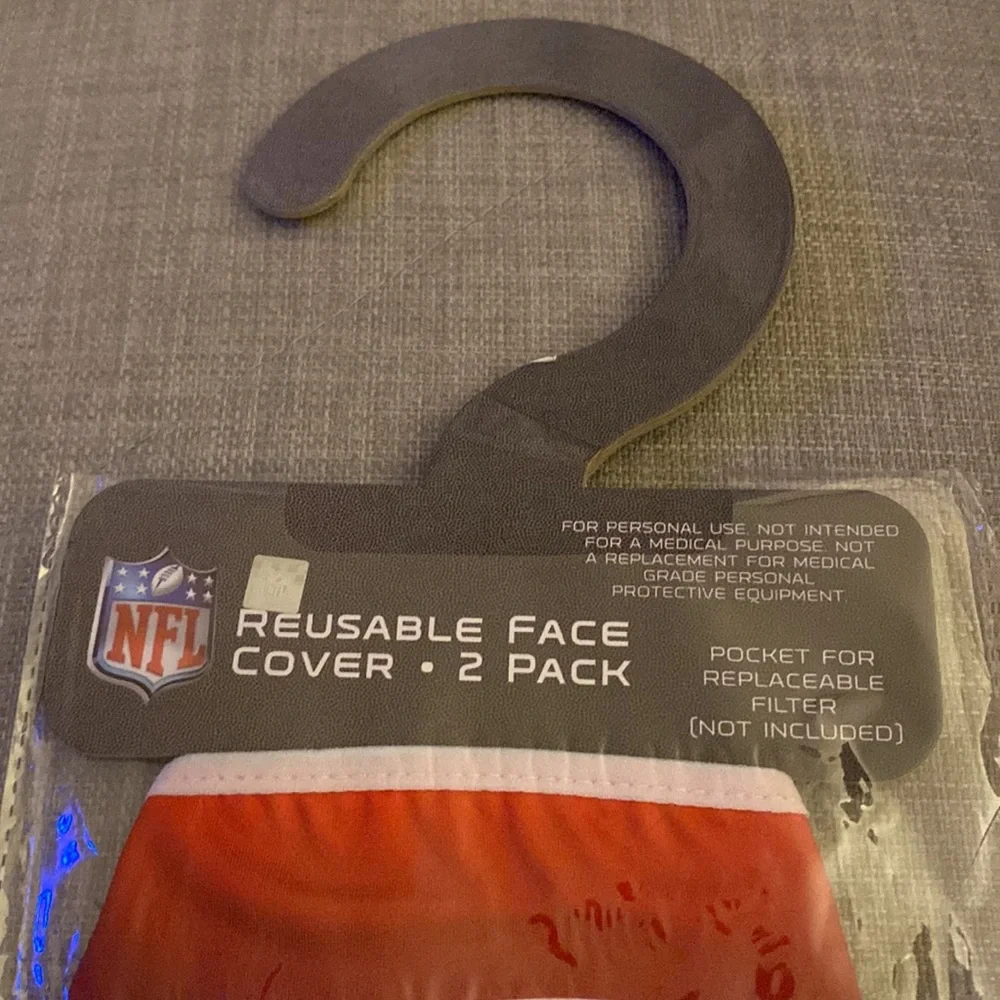 Patriots face mask pack of 2